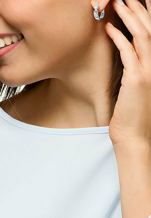 CHRIST Ohrringe - weißgoldfarben