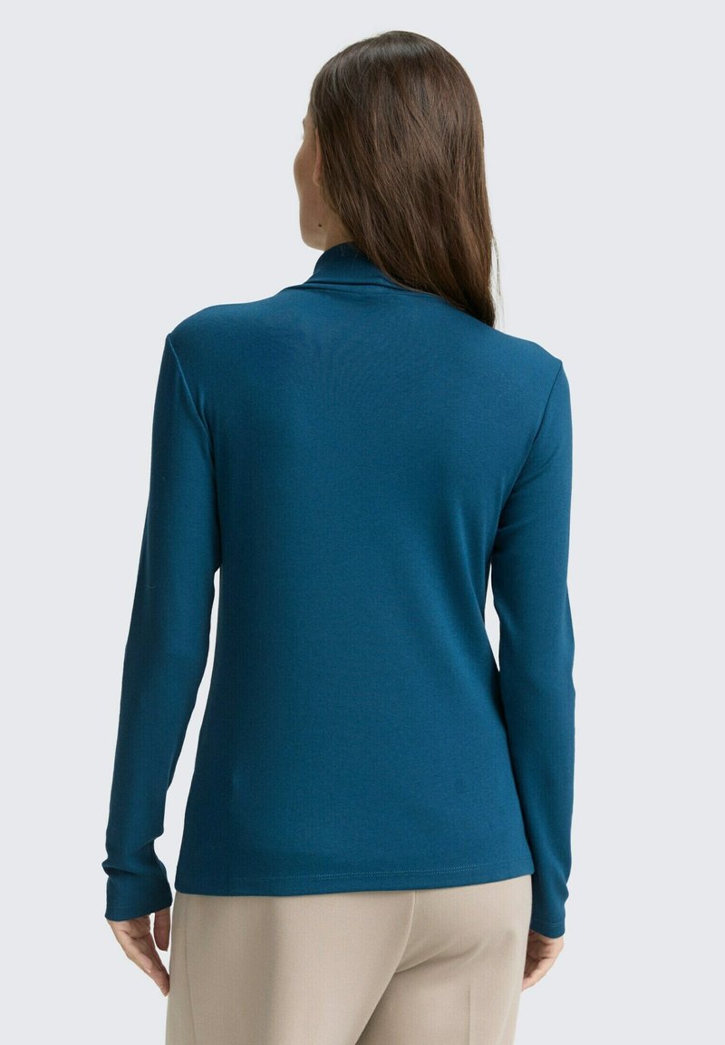 TOM TAILOR Maglia a Maniche Lunghe con Collo Alto Donna