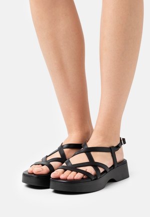 WONDERS, Sandales à plateforme - black