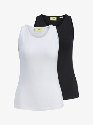 JXGIGI VIVE 2 PACK - Débardeur - black/bright white