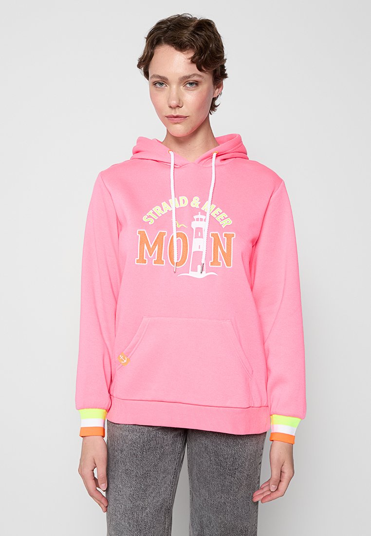 zwillingsherz Hoodie donkerroze zwillingsherz Hoodie donkerroze