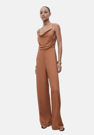 LONG - Jumpsuit - brown