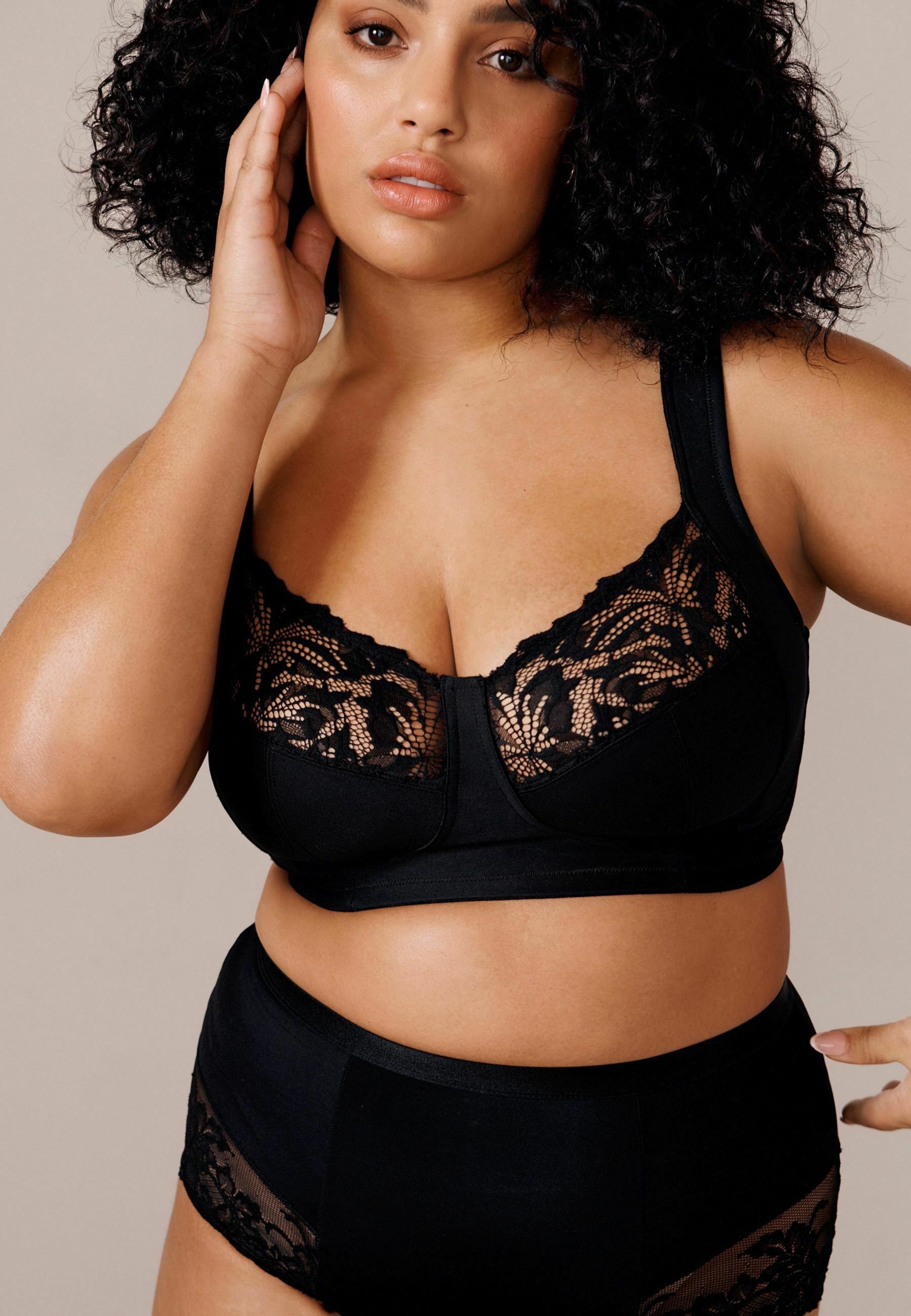 FallSweet Push Up Longline Beha Kant Plus Size - Brede Rug Korset BH Met Beugel