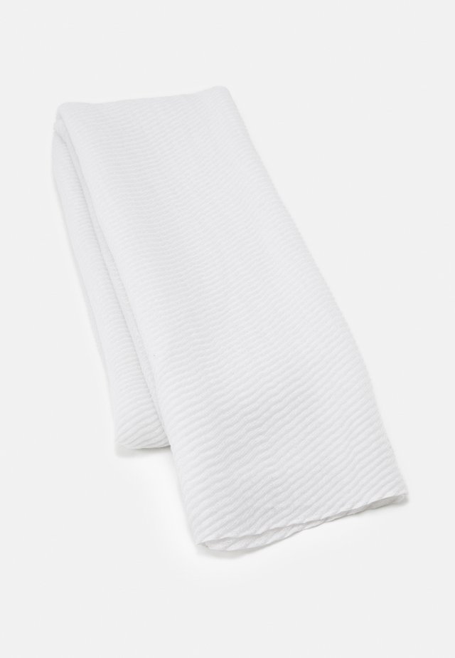 SOLID PLEATED - Écharpe - off-white