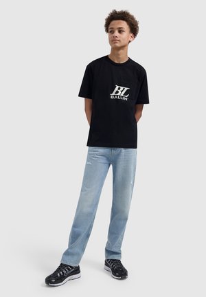 Ballin, LOOSE FIT CREWNECK SS T-SHIRTS - T-shirt print - black