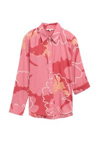 Unselected, pink big floral shapes design
