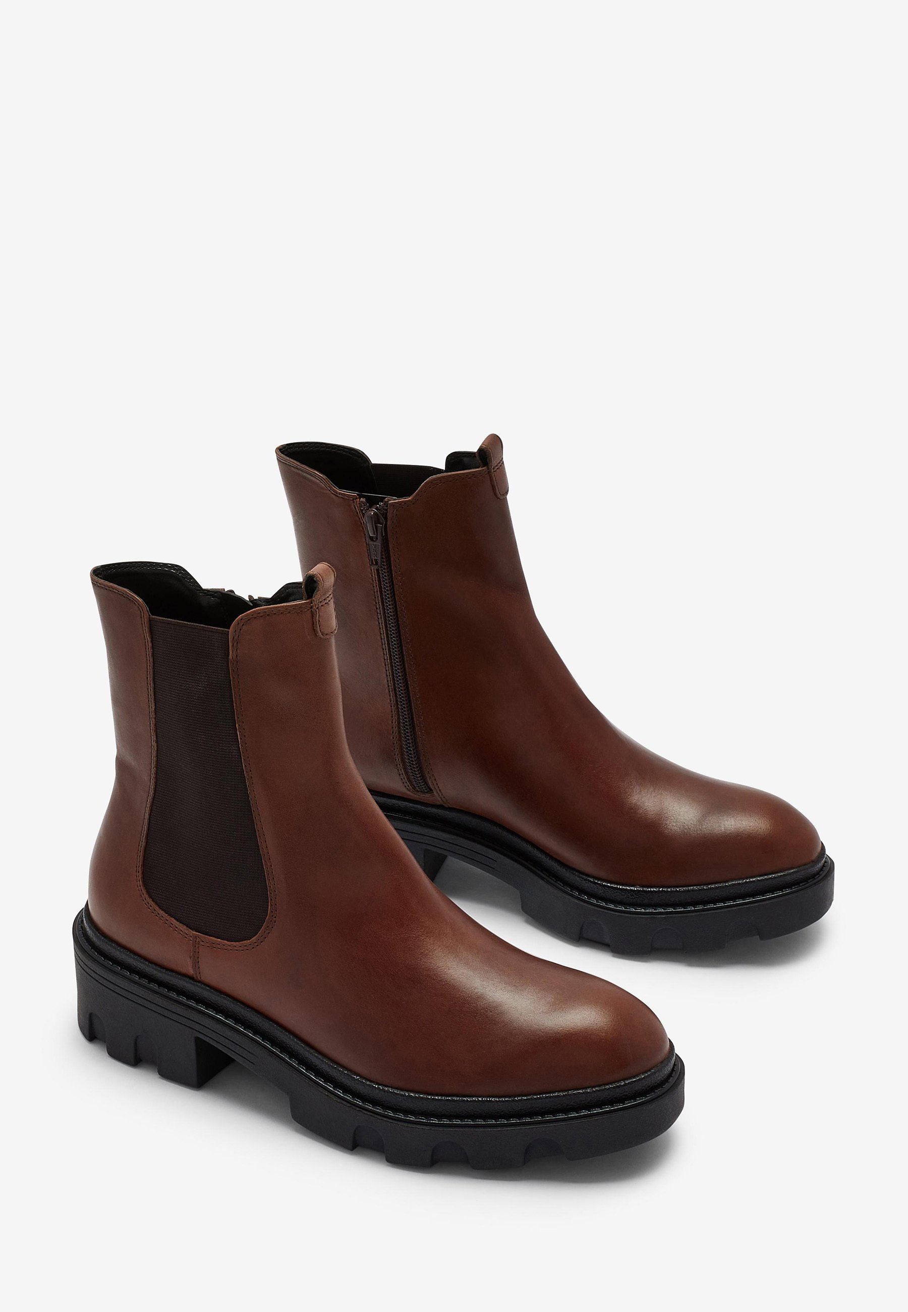 Next FOREVER COMFORT SUPER CHUNKY - Botines - dark brown/marrón oscuro -  Zalando.es