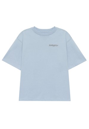 LOW LIGHTS STUDIOS® SANDED LOGO - Tričko s potlačou - sky blue