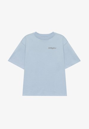 LOW LIGHTS STUDIOS® SANDED LOGO - T-Shirt print - sky blue