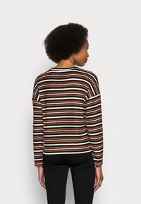 TOM TAILOR DENIM COSY LONGSLEEVE - Camisola - amber brown/black