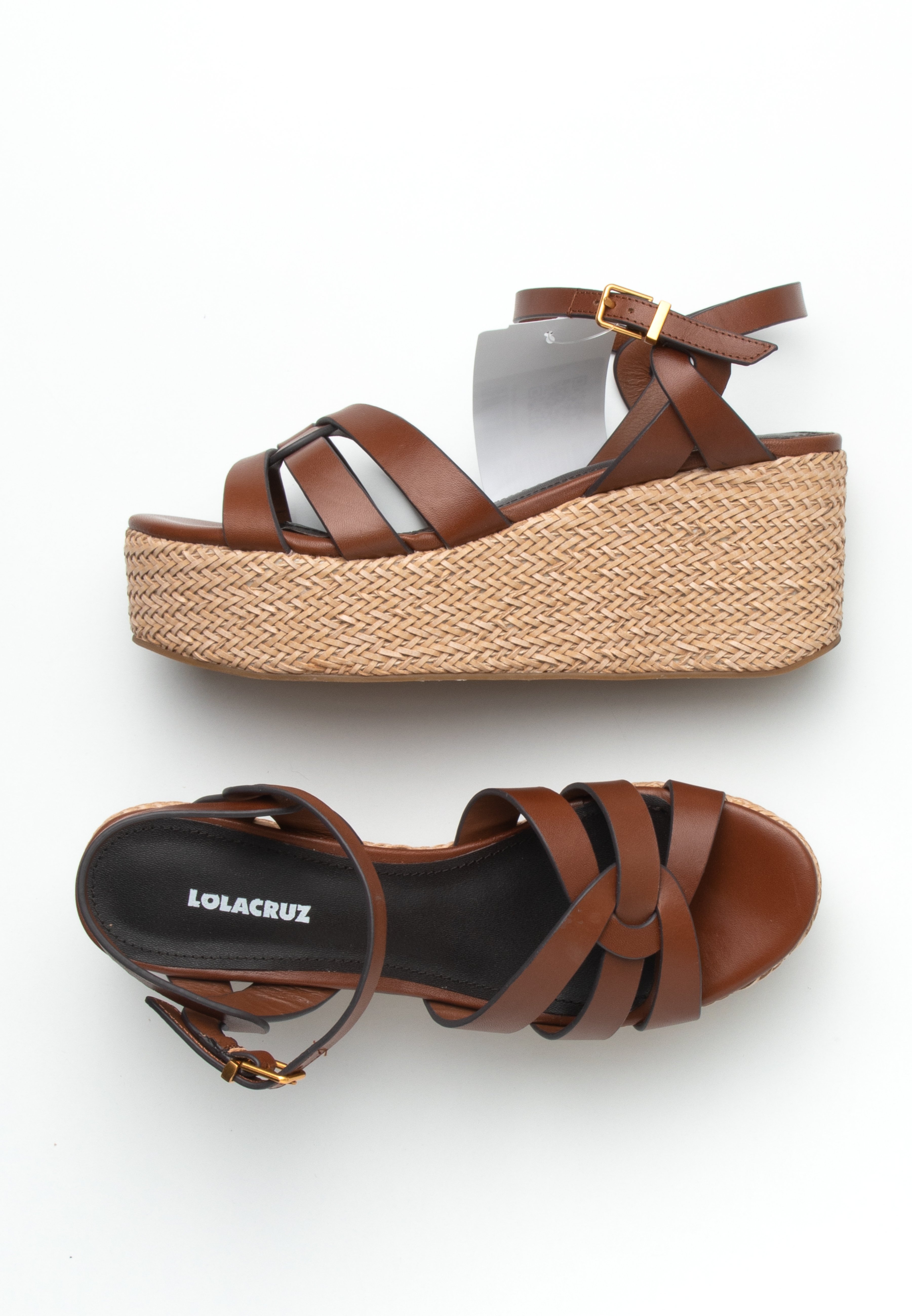 Lola Cruz Platåsandaletter - brown/brun - Zalando.se