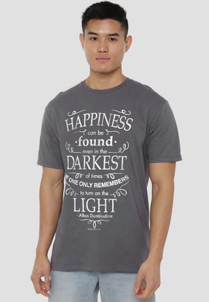 Cotton Soul, HARRY POTTER HAPPINESS - Print T-shirt - anthracite