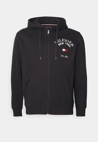 Tommy Hilfiger Felpa con zip - dark blue
