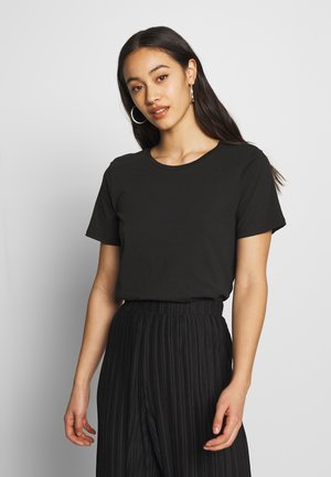 BASIC ROUND NECK SHORT SLEEVES - T-shirt basic - black