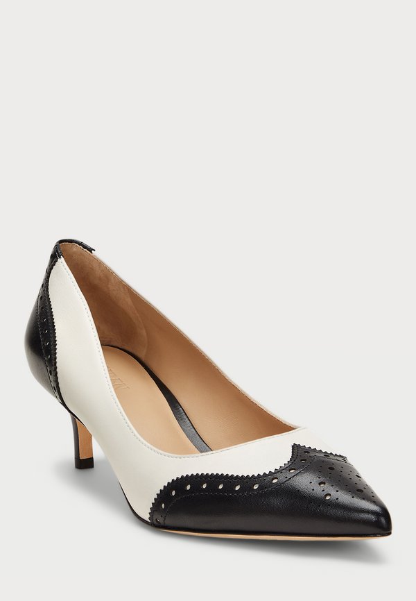 ADRIENNE LEATHER WINGTIP PUMP - Classic heels3