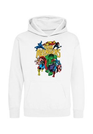 Marvel AVENGERS CLASSIC ASSEMBLE - Felpa con cappuccio - white