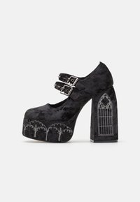 Koi Footwear LADY MENACE GRUNGE CRUSHED - Plateaupumps - black