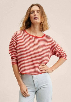 GALA - Maglione - off white/red