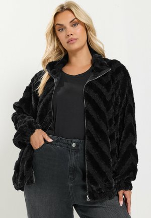Yours Clothing, PLUS SIZE FLEECES - Fleece jacket - black