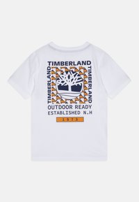 Timberland SHORT SLEEVES TEE - Camiseta estampada - white