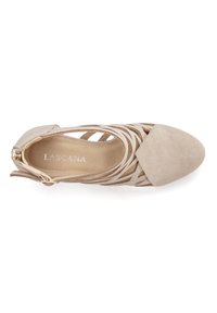 LASCANA Kotníková obuv na vysokém podpatku - beige