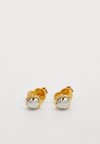 SCULPTED SPADE MINI STUDS - Orecchini - silver-coloured/gold-coloured