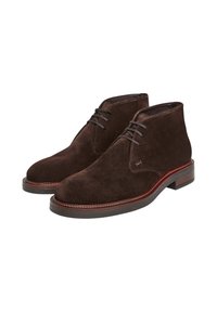 Hackett London EGMONT SAFARI - Gležnjače s vezicama - dark brown