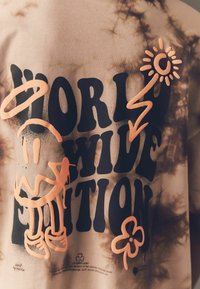 Next RELAXED FIT SHORT SLEEVE GRAPHIC STANDARD - T-Shirt print - brown tie dye back print