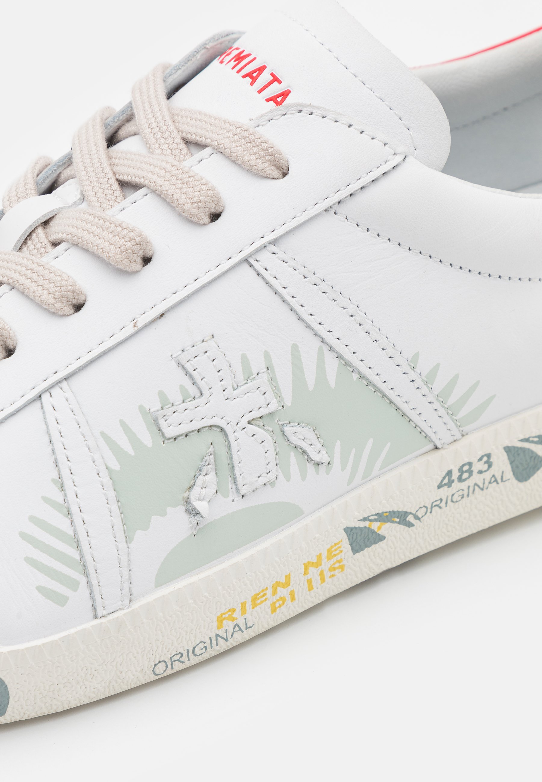 Premiata ANDY - Sneakers basse - white/red/bianco - Zalando
