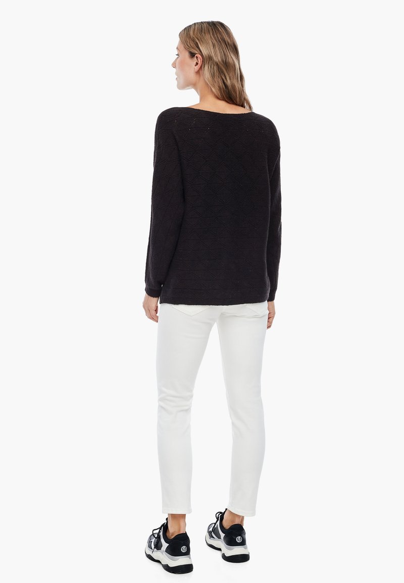 Damen Strickjacken | s.Oliver Strickpullover black/schwarz - TR87586 Damen Strickjacken | s.Oliver Strickpullover black/schwarz - TR87586