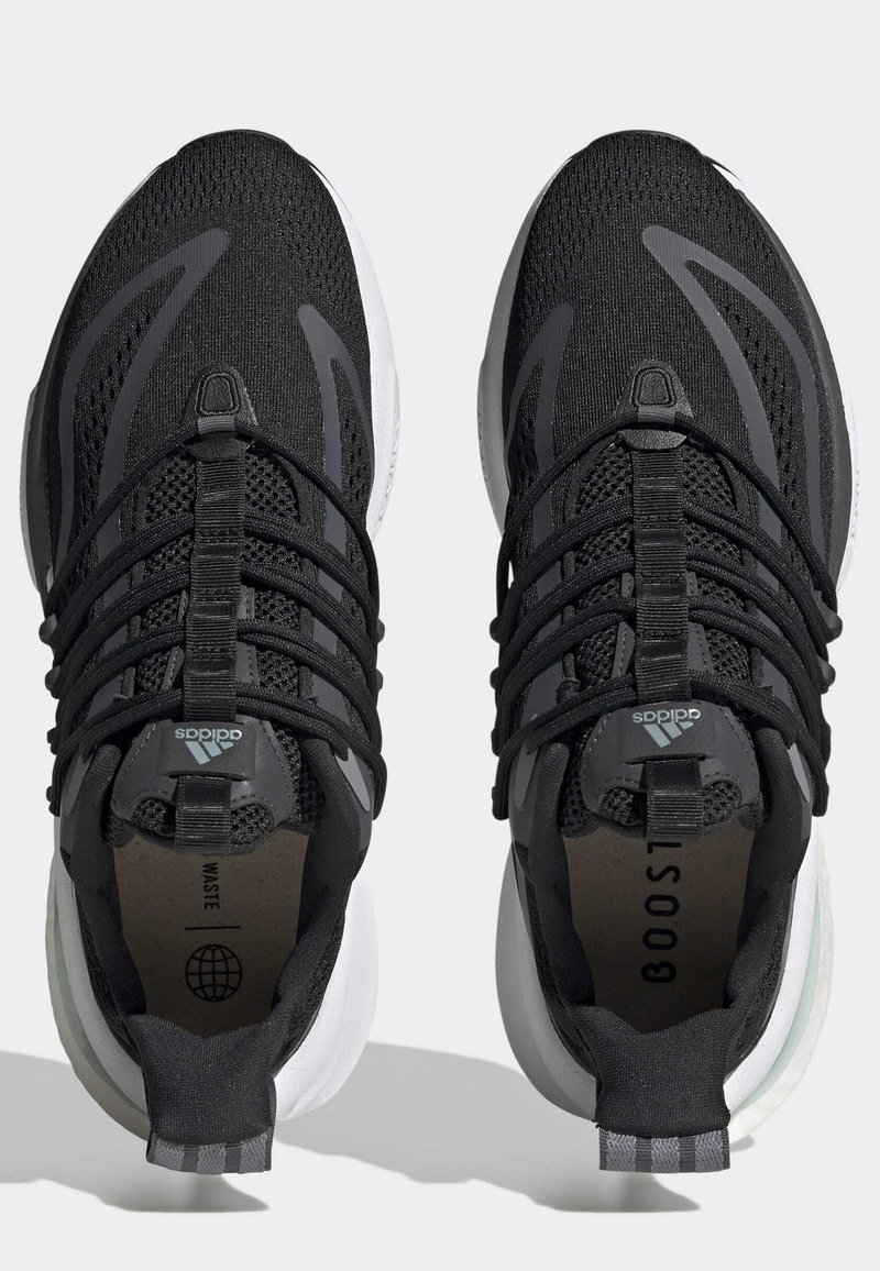 adidas Sportswear ALPHABOOST V1 - Road running shoes - core black/magic  grey/grey three/black - Zalando.ie