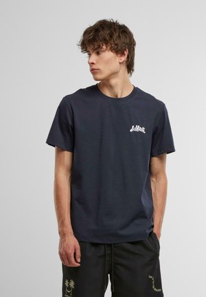 REGULAR TEE - Print T-shirt - navy