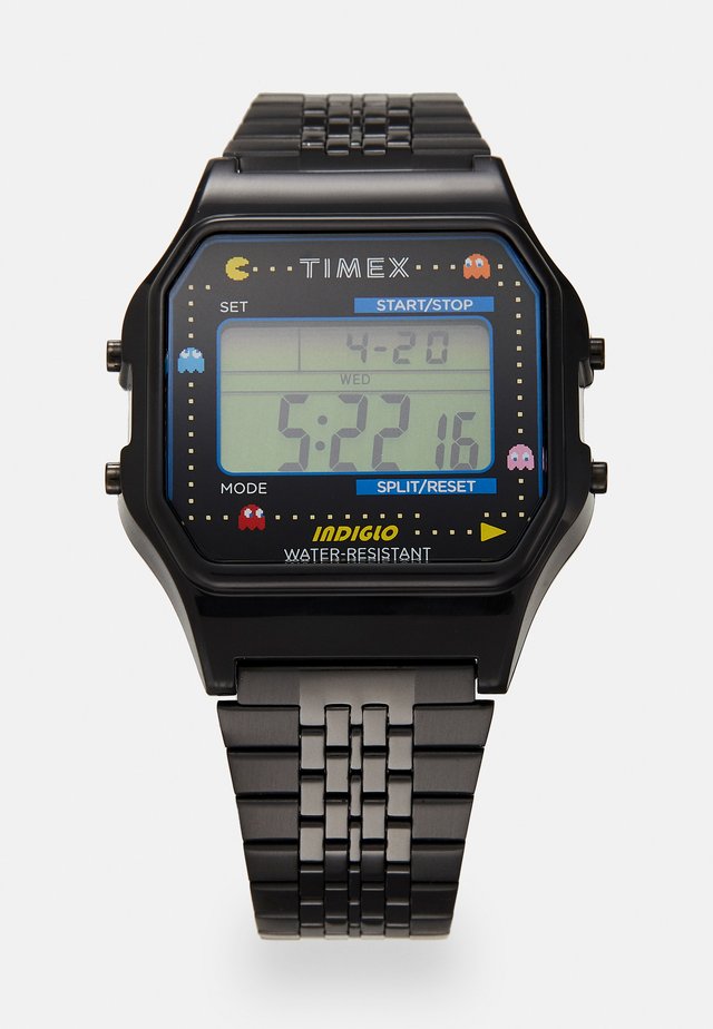 T80 PAC MAN UNISEX - Digital watch - black
