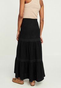 Next TEXTURED WITH TRIM TALL  - Maxi sukně - black
