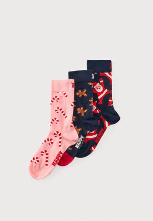 Happy Socks, CANDY MAN SANTA UNISEX 3 PACK - Chaussettes - multi-coloured