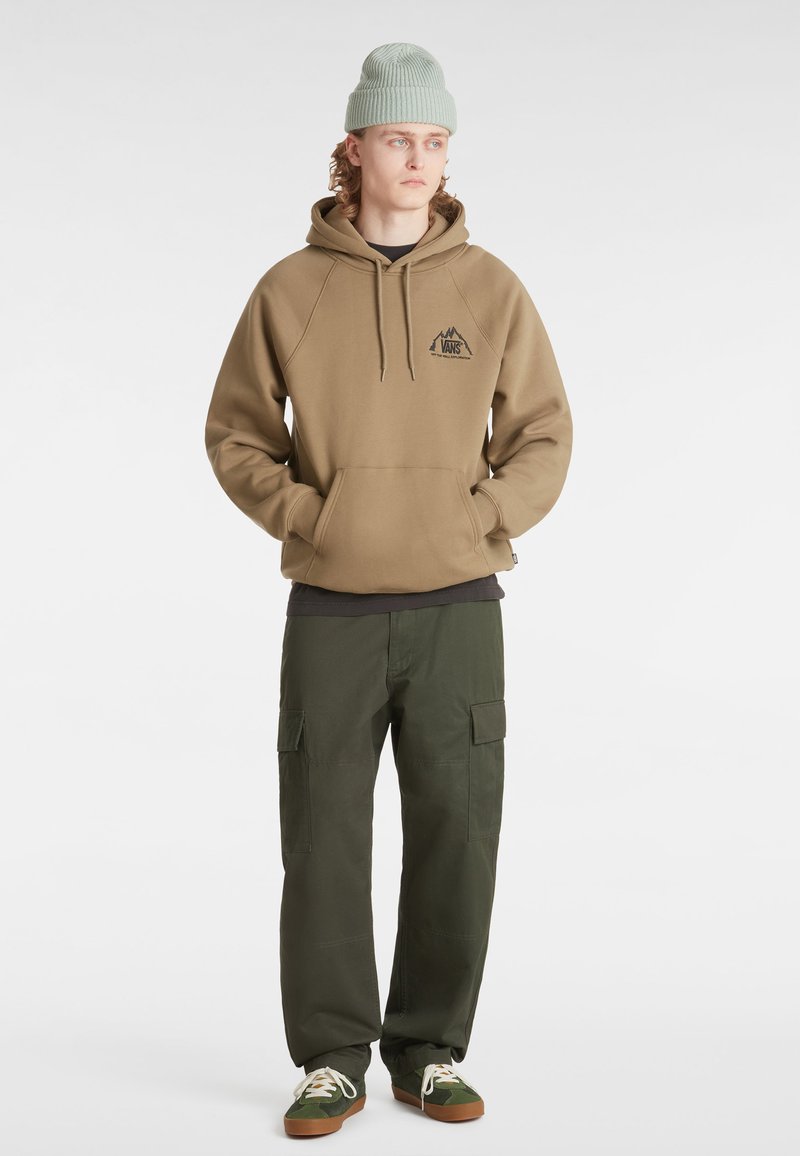 Vans LOGO - Mikina s kapucí - olive