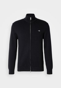 CASUAL ZIP - Cardigan - black