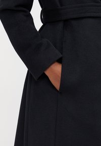 Lauren Ralph Lauren Petite BELTED WOOL-BLEND WRAP COAT - Κλασικό παλτό - black