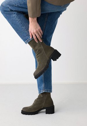 Paul Green, PAUL GREEN DAMEN - STIEFELETTEN 8291-041 GRÜN 37 - Ankle boots - grün