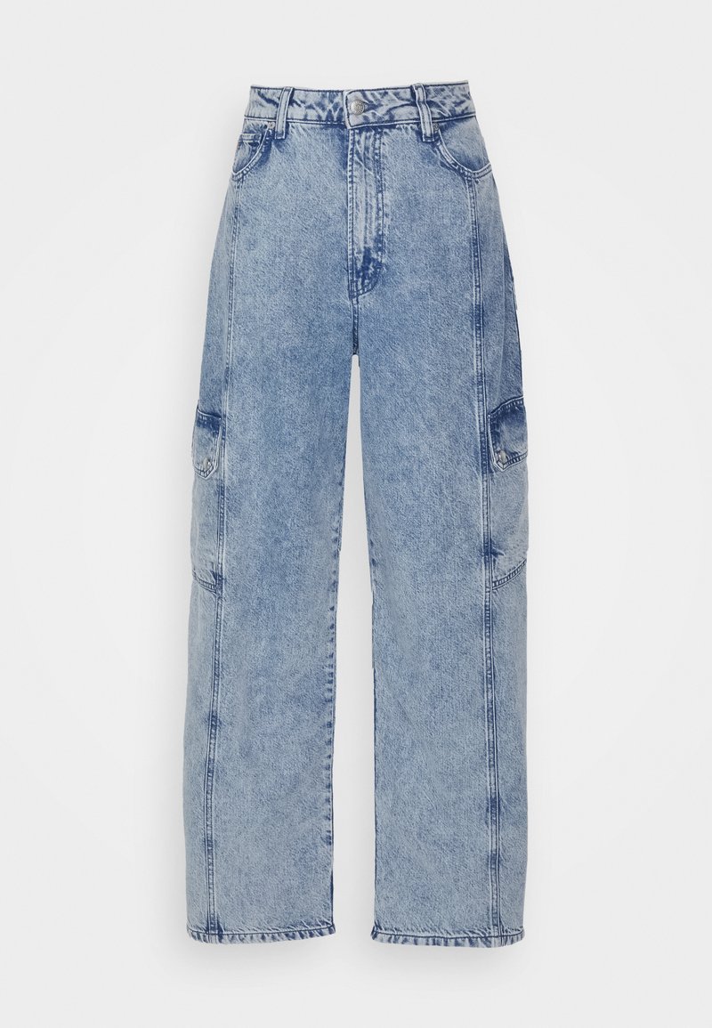 Boss Relaxed fit jeans blauw