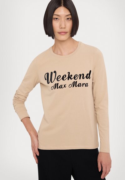 WEEKEND MaxMara QUINOA - Hosszú ujjú felső - sabbia
