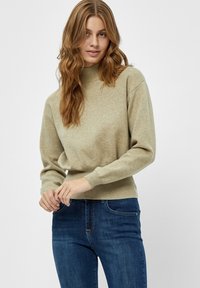 Minus - MIJOSE KNIT TURTLENECK - Neule - wood smoke Pienoiskuva 1