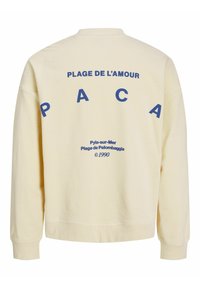 Jack & Jones MIT RUNDHALS  - Pusa - buttercream