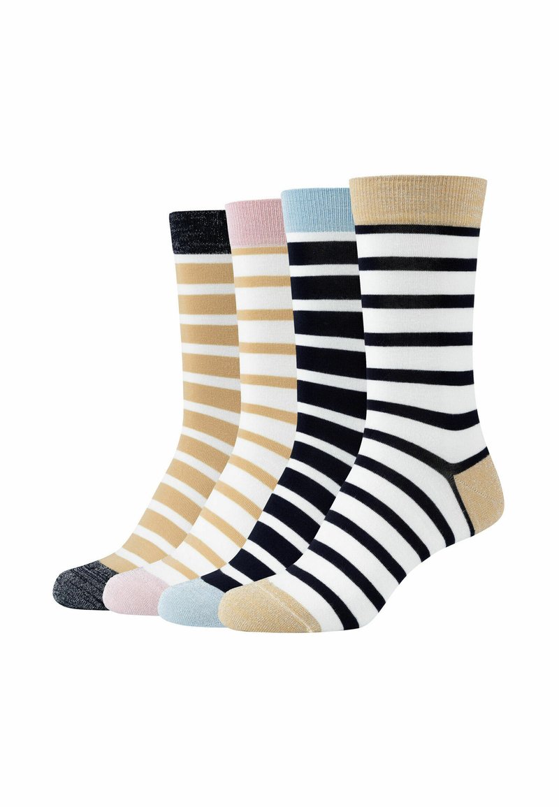 s.Oliver 4ER PACK - Strømper - night sky