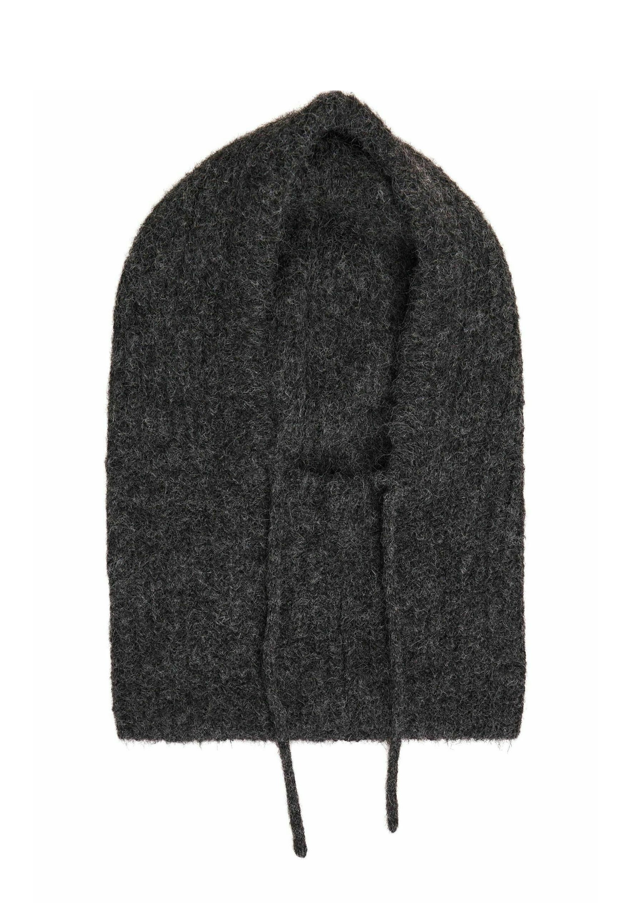 Dark Grey Melange Scarf