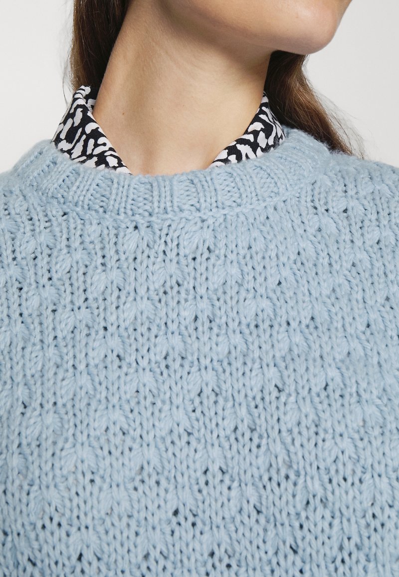 Damen Strickjacken | JDY JDYBOBLE LIFE Strickpullover blue fog/blau - DF83950 Damen Strickjacken | JDY JDYBOBLE LIFE Strickpullover blue fog/blau - DF83950