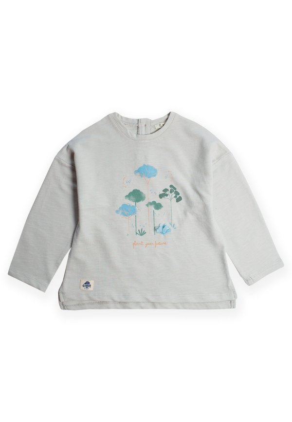 Langarmshirt - stone