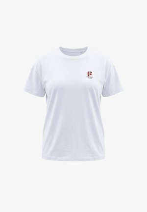 Angel of Style, T-SHIRT, BOXY FIT, TOMATEN, SCHRIFTZUG, HALBARM - T-shirt con stampa - snow white