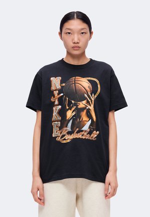 Nike Performance, TEE BBALL - Тениска с щампа - black