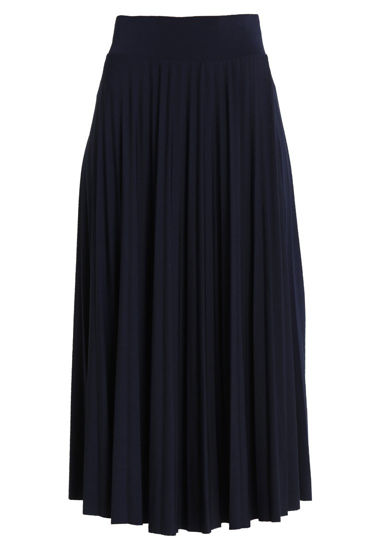 Anna Field Plooirok donkerblauw